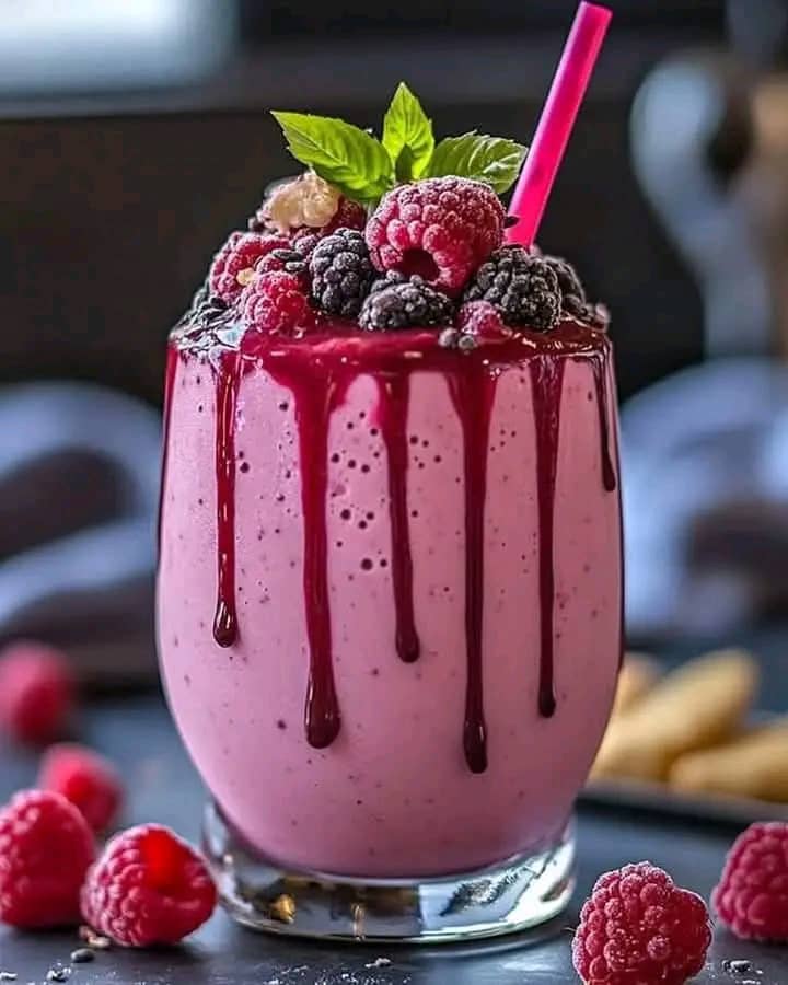 Ndila ya u ita Raspberry Velvet Smoothie